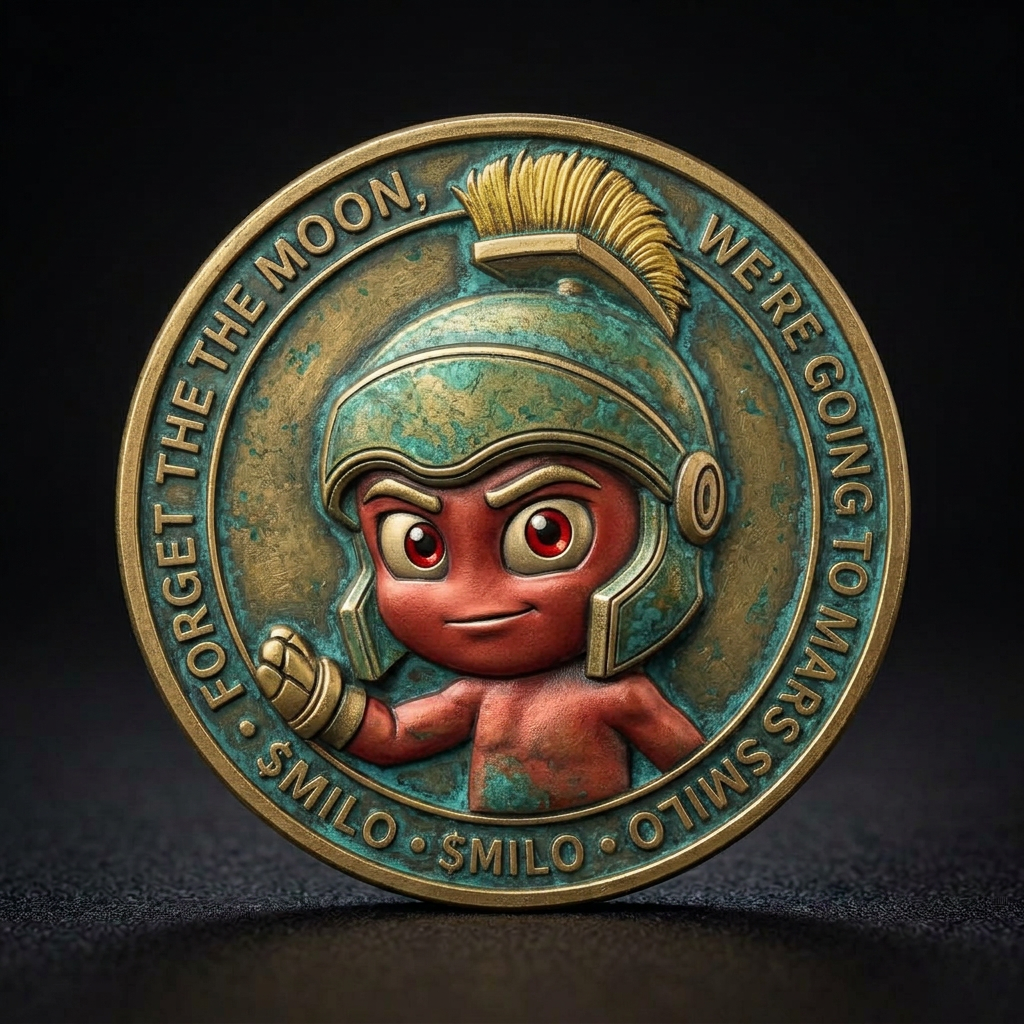 $MILO commemorative colony coin featuring Milo the Martian